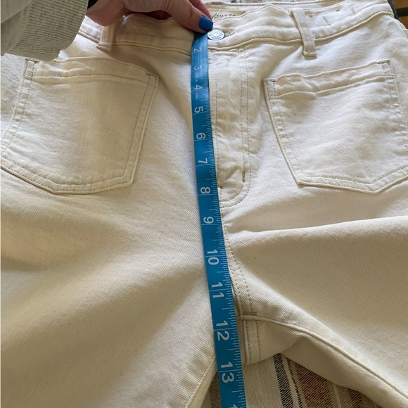 Madewell White Cream The Perfect Vintage Wide Leg Jeans 29 - Picture 14 of 16